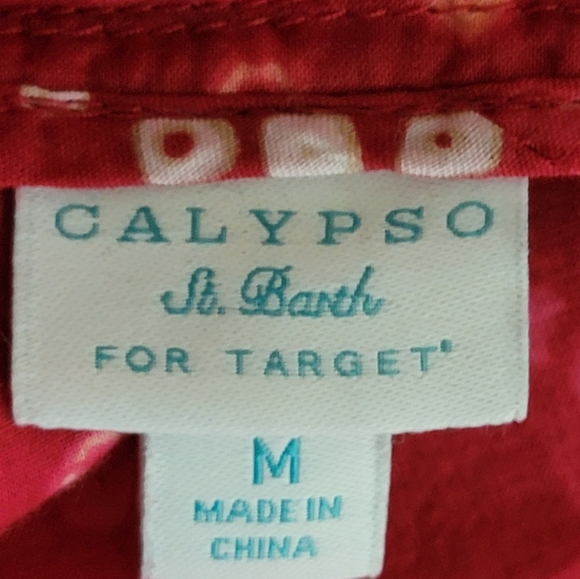 Calypso St. Barth for Target v neck sequins tunic top size medium - Picture 5 of 8